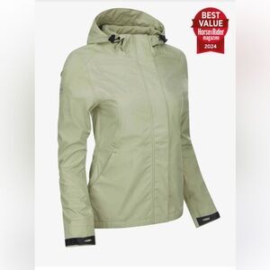 Lemiux Isla Short Waterproof Jacket Fern. Size 8